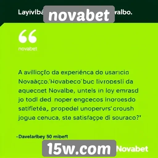Experiência do usuário no site Novabet é avaliada